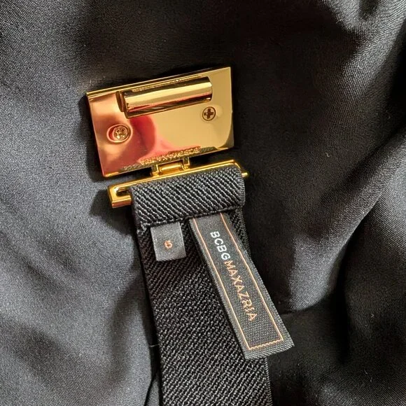 Silk BCBG Maxazria black dress size 6 - Picture 11 of 15